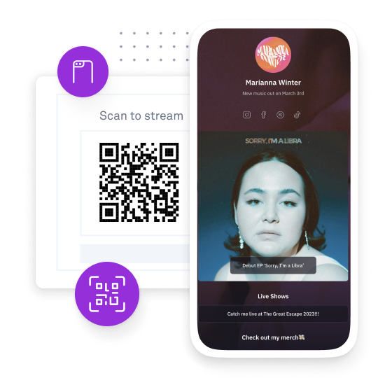 How QR codes are used in the music industry